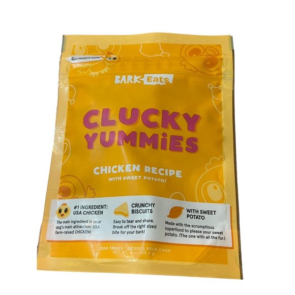 Bark Dog Bark Clucky Yummies Dog Treats Chicken Recipe Sweet Potato